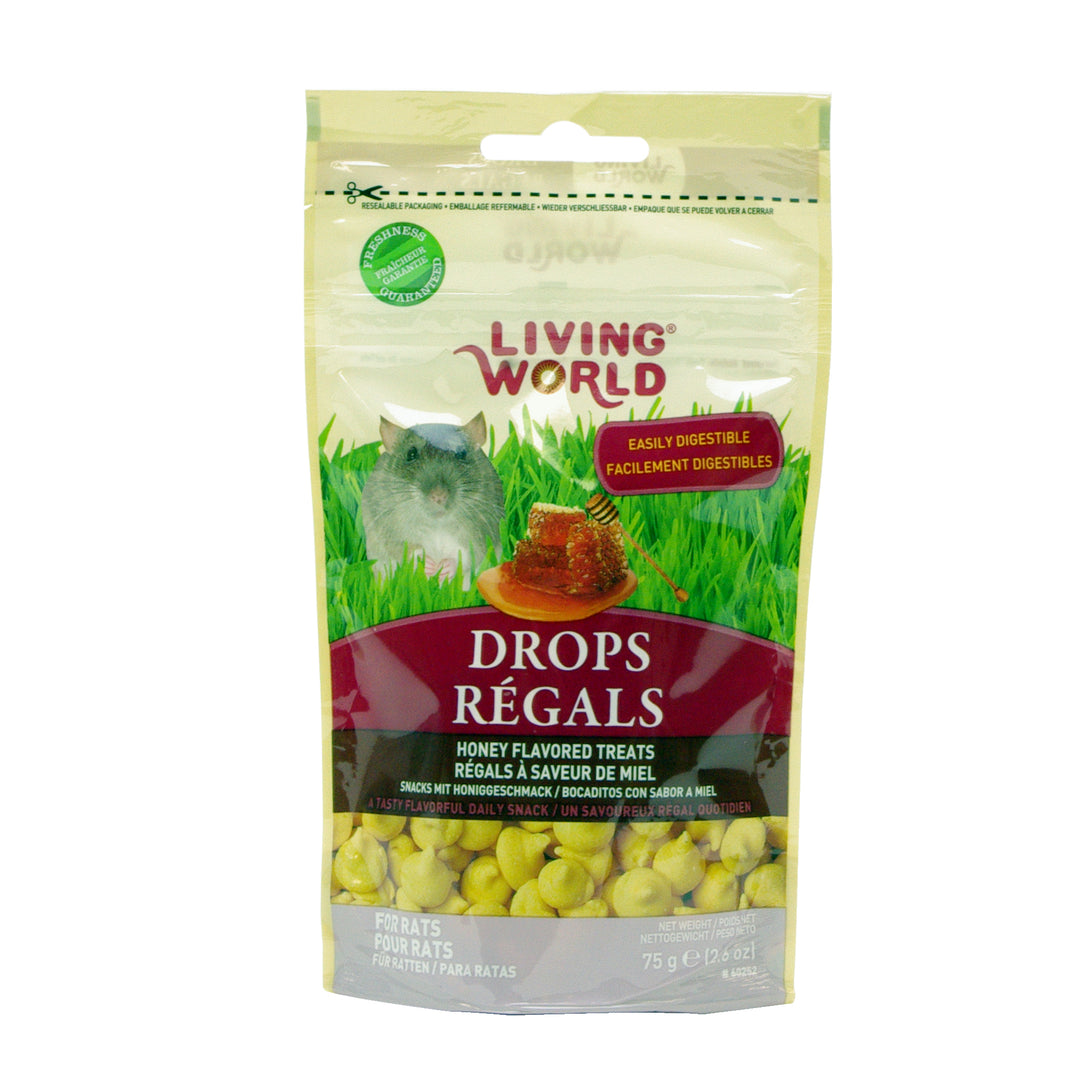 *LW Gâteries Drops Rats Miel 75g