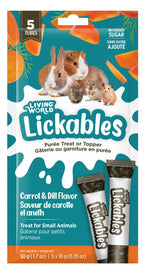Voir l’image dans la galerie, Living World - Lickables Carotte et Aneth - Gâteries pour Rongeurs