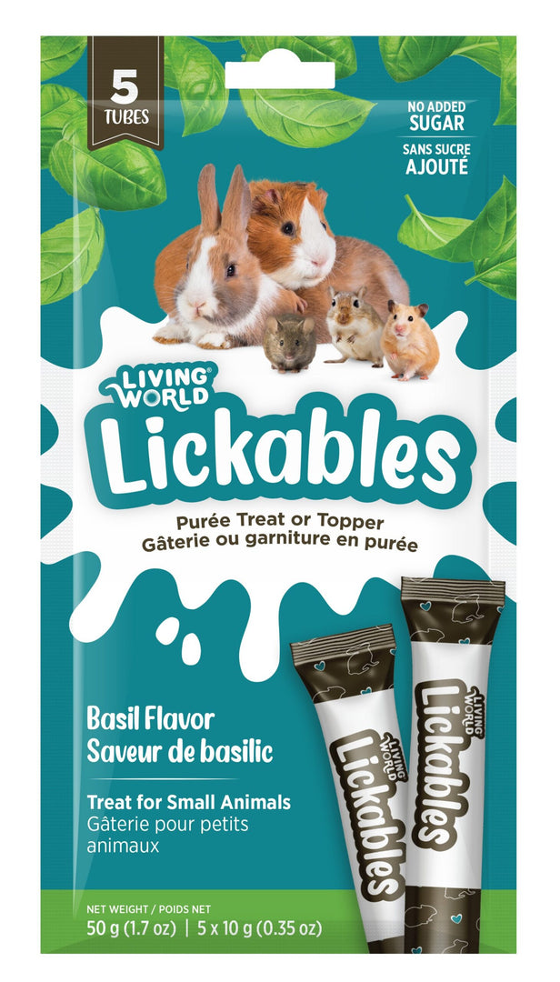 Living World - Lickables Basilic - Gâteries pour Rongeurs