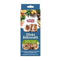 Living World - Bâtonnets à Gruger aux Légumes - Gâteries pour Cochons d'Inde