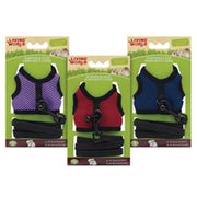 *LW Laisse & Harnais Asst. Couleurs S pour Petits Animaux