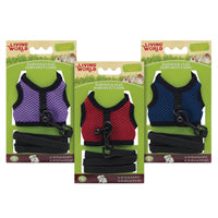 *LW Laisse & Harnais Asst. Couleurs S pour Petits Animaux
