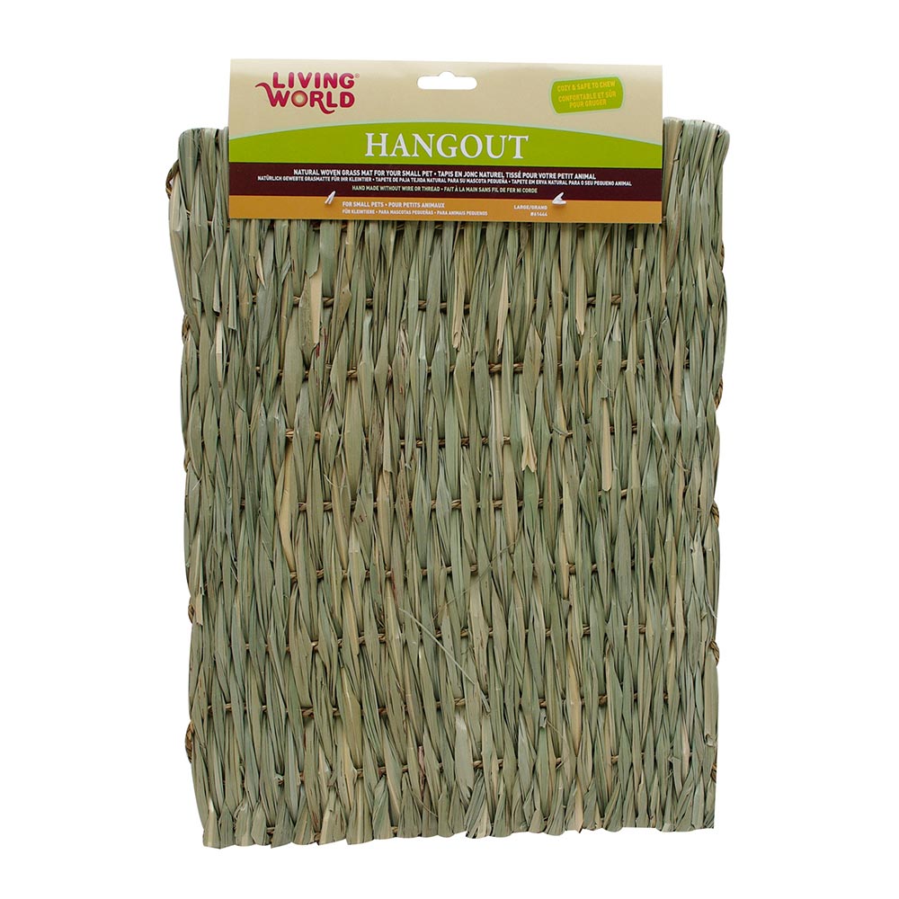 Living World - Tapis Hangout en Jonc Tissé - Tapis pour Rongeurs