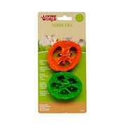LW Jouet Rongeur Nibblers en Éponge Végétale x2