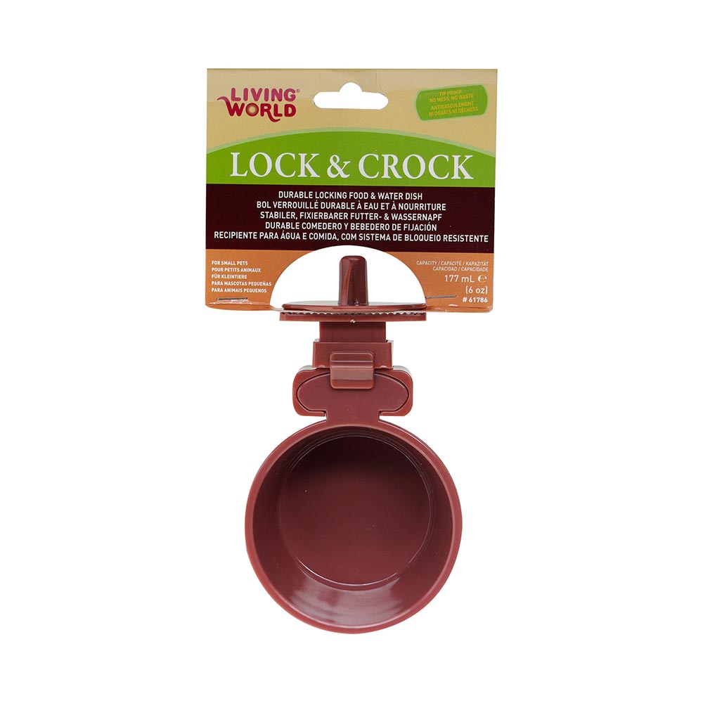 Living World - Bol Lock & Crock - Bol pour Rongeurs