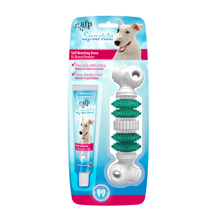 *ALL FOR PAWS Chien Os Brosse Dentaire