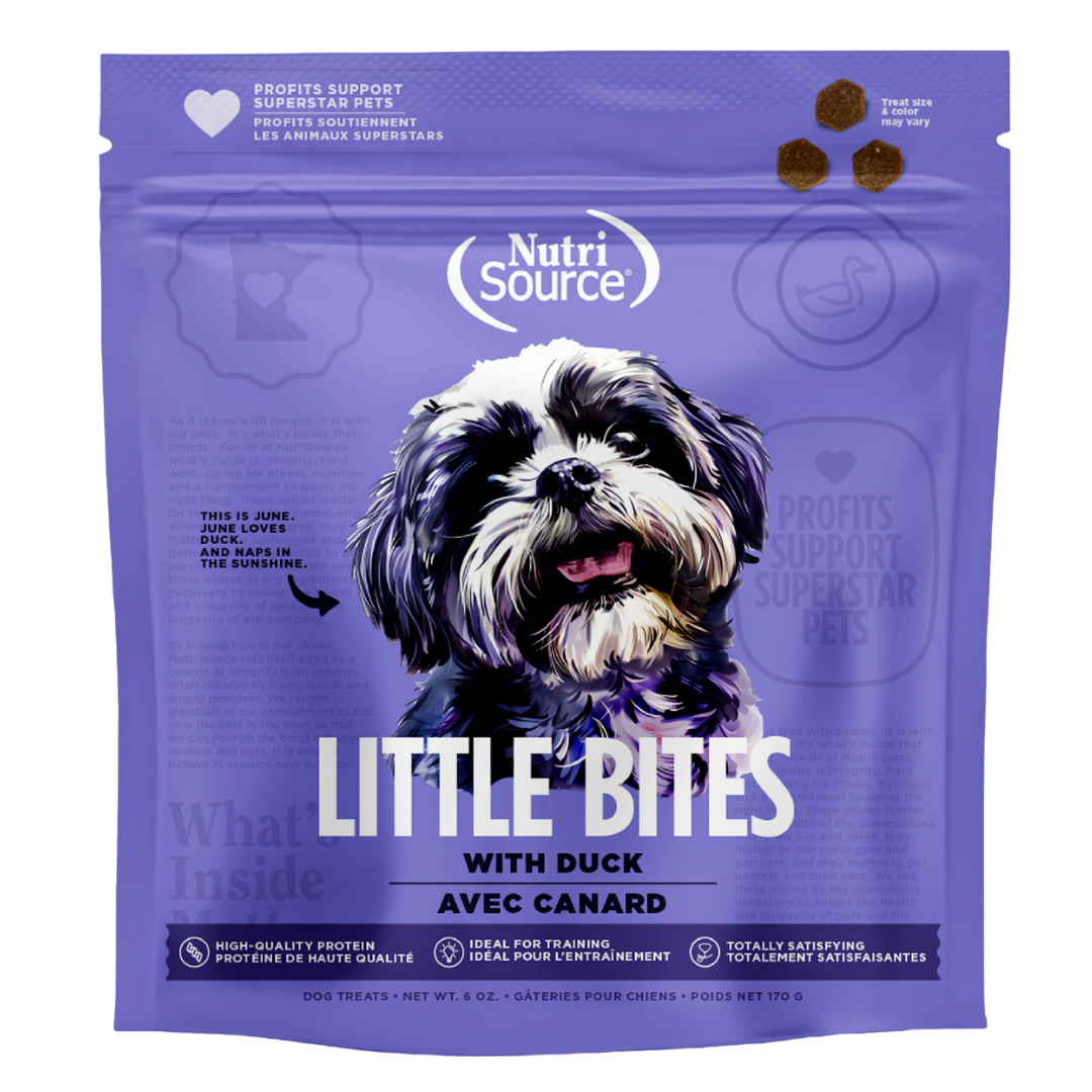 NutriSource - Petites Bouchées de Canard - Gâteries d'Entraînement pour Chiens