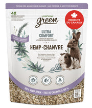 Living World Green - Litière de Chanvre Ultra Comfort - Litière pour Rongeurs