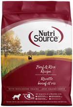Voir l’image dans la galerie, NutriSource - Chien Adulte Boeuf et Riz - Nourriture Sèche pour Chiens