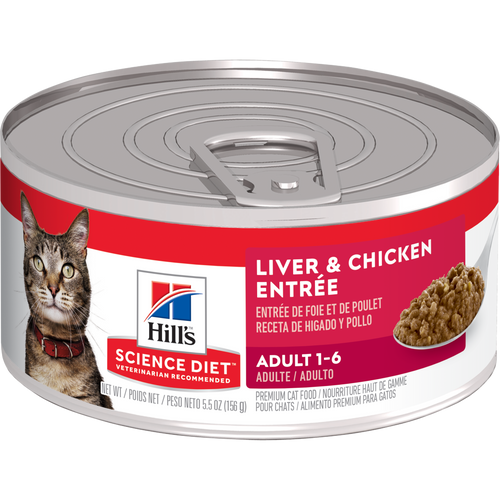 Hill's Science Diet - Chat Pâté de Foie et Poulet - Nourriture Humide pour Chats