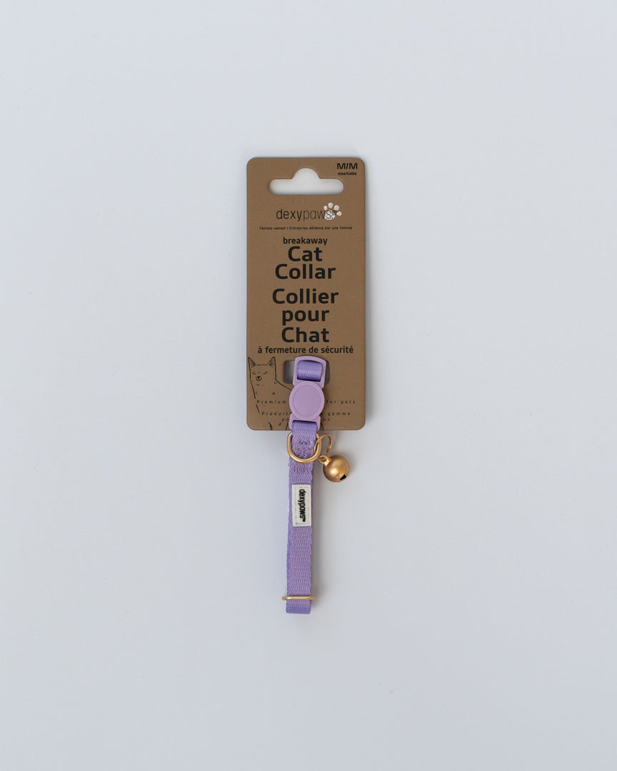 Dexypaws - Collier en Polyester avec Clochette - Collier pour Chats