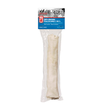 Dogit - Bâton en Cuir Blanc, Peau de Boeuf 100% - Gâteries pour Chiens