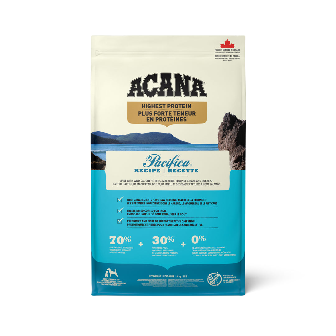 Acana Regionals - Chien Pacifica - Nourriture Sèche Proteinée Sans Grains pour Chiens