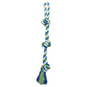 Dogit - Corde de Coton à 3 Noeuds 71 cm - Jouet Interactif à Mâcher pour Chiens