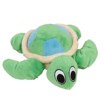 Dogit Puppy Luvz - Jouet Tortue Verte en Peluche avec Organe Sonore pour Chiens, 22 cm