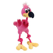 Dogit Puppy Luvz - Jouet Flamant Rose en Peluche avec Organe Sonore pour Chiens, 22 cm
