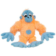 Dogit Puppy Luvz - Jouet Gorille Orange et Bleu en Peluche avec Organe Sonore pour Chiens, 22 cm