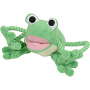 Dogit Puppy Luvz - Jouet Grenouille Verte en Peluche avec Organe Sonore pour Chiens, 22 cm