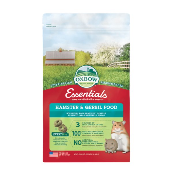 Oxbow Essentials - Nourriture pour Hamsters et Gerbilles - Nourriture pour Hamsters et Gerbilles