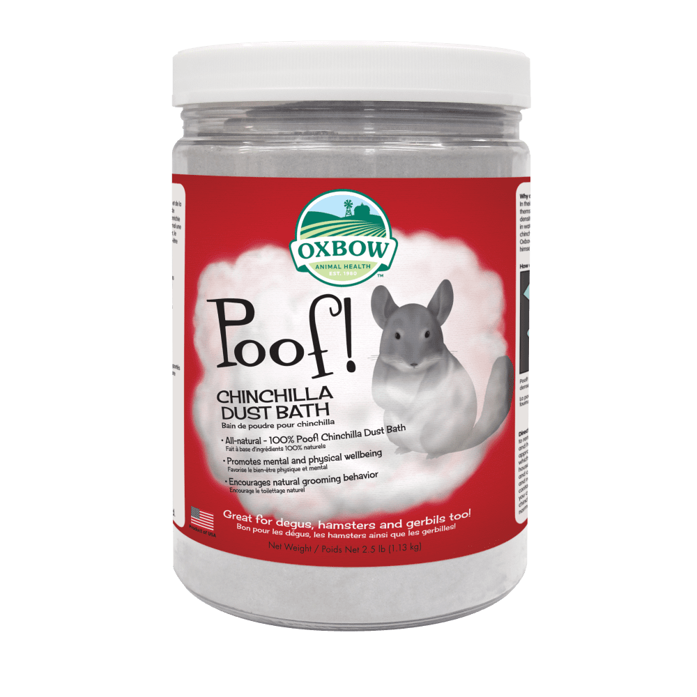 Oxbow Poof! - Poudre de Bain - Poudre de Bain pour Chinchillas