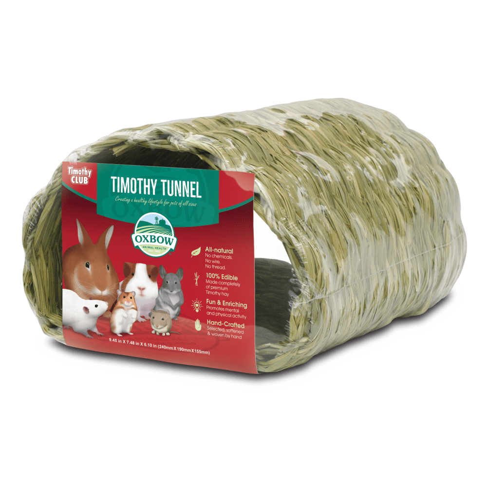 OXBOW TIMOTHY CLUB Tunnel de Foin Timothy pour Rongeur