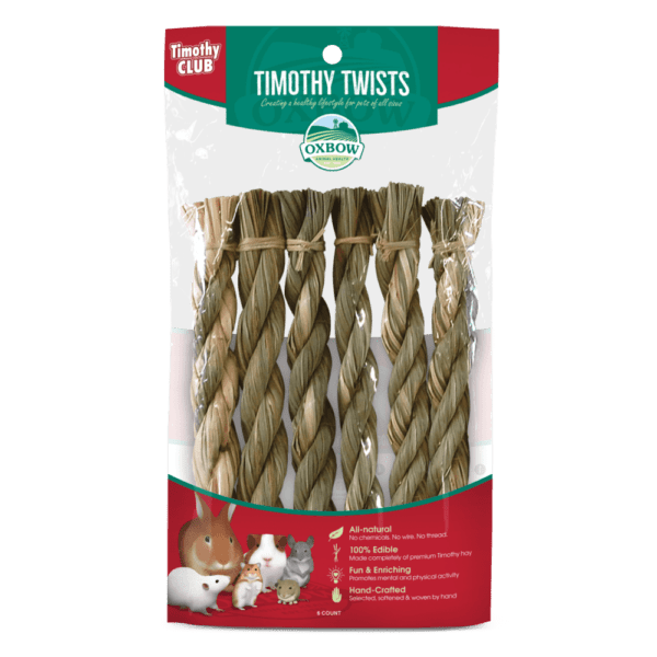 OXBOW TIMOTHY CLUB Tortillon de Foin Timothy pour Rongeur