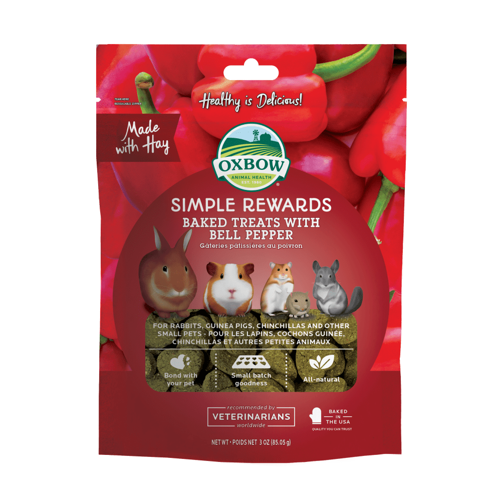 Oxbow Simple Rewards - Poivron - Gâteries pour Rongeurs