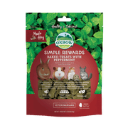 *OXBOW SIMPLE REWARDS Gâteries Rongeur Menthe Poivrée 2oz
