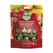Oxbow Simple Rewards - Pomme et Banane - Gâteries pour Rongeurs