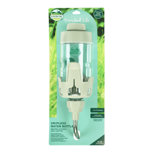 OXBOW Bouteille d'Eau Anti-Gouttes 450ml pour Rongeur