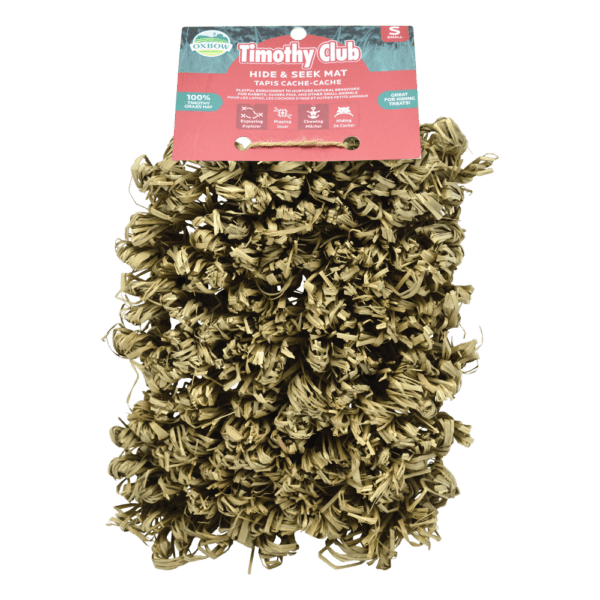OXBOW TIMOTHY CLUB Tapis Cache-Cache Foin Timothy S pour Rongeur