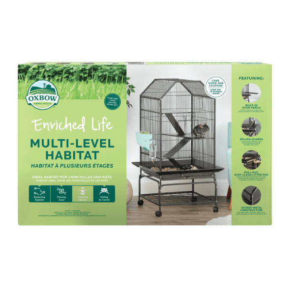 Oxbow Enriched Life - Habitat à Plusieurs Étages - Habitat pour Chinchillas et Rats