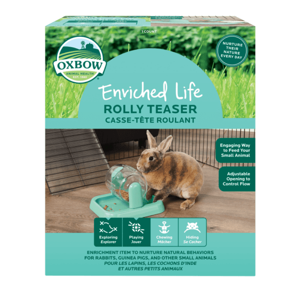 *OXBOW Jouet Rongeur Jeu Interactif Casse-Tête Roulant & Distributeur