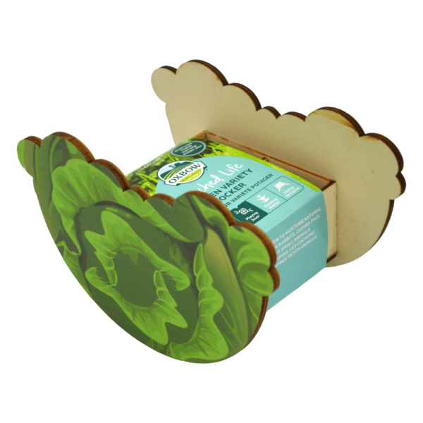 OXBOW Jouet Rongeur Jeu Interactif Mangeoire Variété de Potager