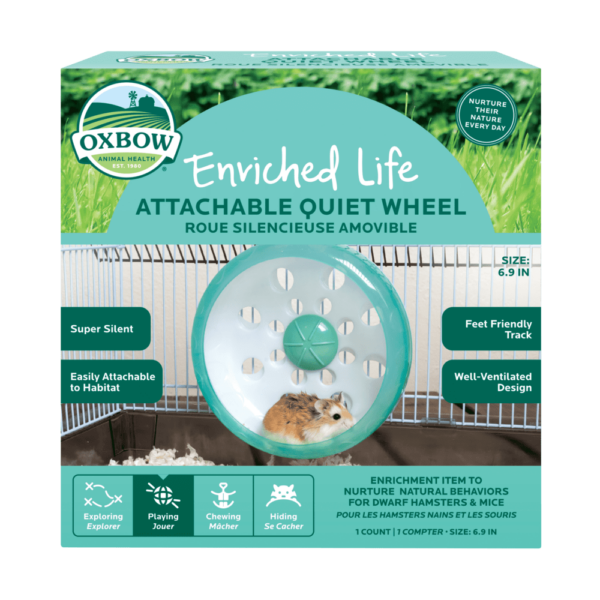 OXBOW Jouet Rongeur Jeu Exercise Roue Silencieuse
