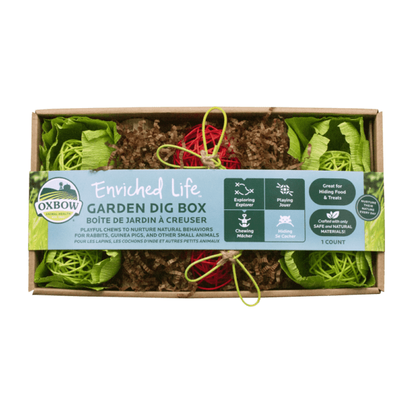 Oxbow Enriched Life - Boîte à Creuser Jardin - Jouet pour Rongeurs