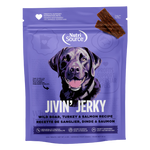 Voir l’image dans la galerie, NutriSource - Jerky de Sanglier, Dinde et Saumon - Gâteries Tendres Sans Grains pour Chiens