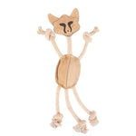 Voir l’image dans la galerie, Shedrow K9- Jouet Renard en Jute et Corde pour Chiens, 13"