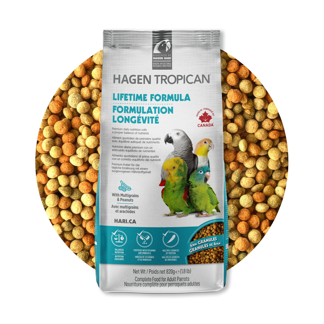 TROPICAN Nourriture Lifetime Perroquets 4mm 3.63kg