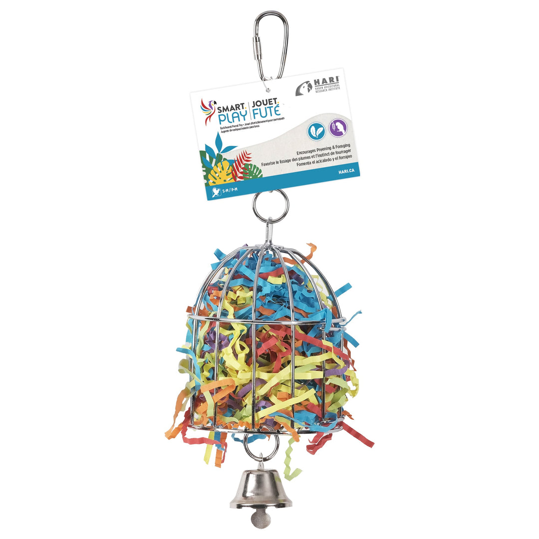 HARI Jouet Perroquets Cage Froissée P-M Oiseaux