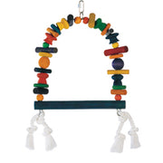 *LW Jouet Oiseaux Junglewood Grand Balancoire en Bois & Corde