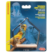 Living World - Balançoire en Bois - Balançoire pour Oiseaux