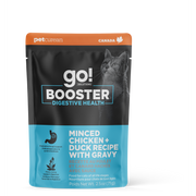 GO! BOOSTER Chat Santé Digestive, Poulet & Canard en Sauce SG 71g