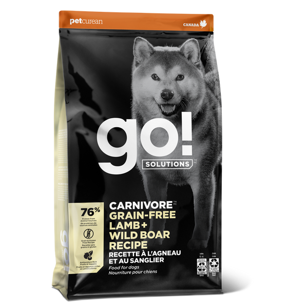GO! CARNIVORE Chien Agneau & Sanglier SG 1.59kg