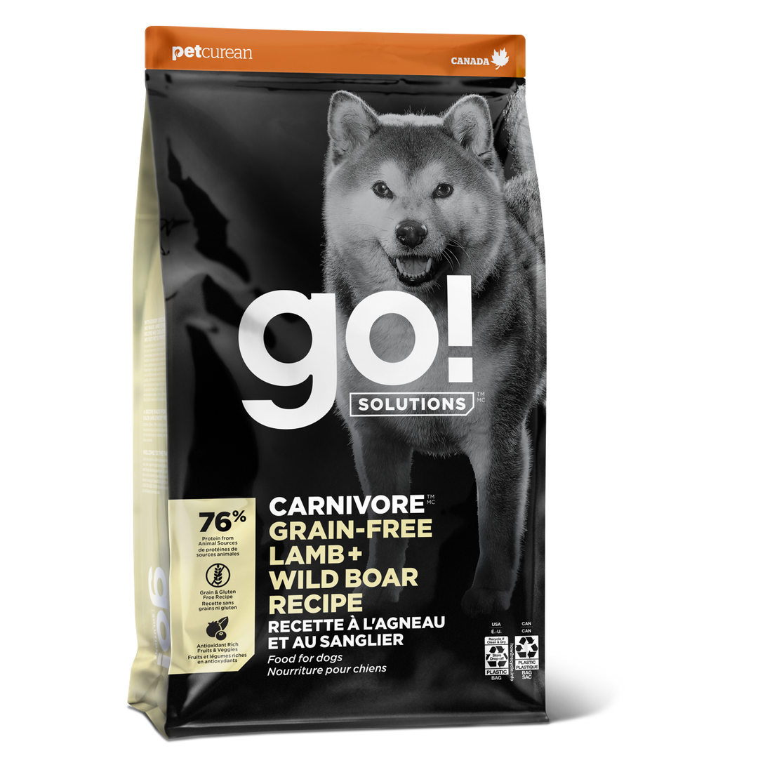 GO! CARNIVORE Chien Agneau & Sanglier SG 1.59kg