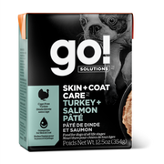 GO! Chien Peau & Pelage, Pâté Dinde & Saumon 354g