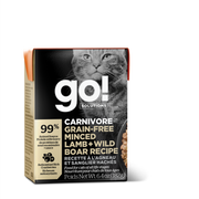 GO! CARNIVORE Chat Tetra Pak Agneau & Sanglier SG 182g