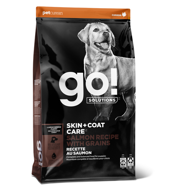 GO! Chiot GR Soins Peau & Pelage Saumon 11.36kg