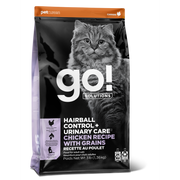 GO! Chat Contrôle Boules de Poils + Soins Urinaires, Poulet 7.27kg