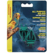 LW Supports Polyvalents en Plastique x2 pour Oiseaux